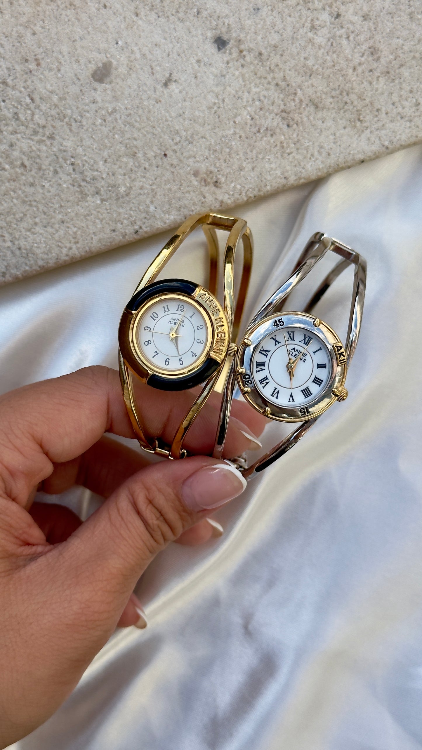 Vintage Anne Klein II 1990s Bangle Watch (Sold separately)