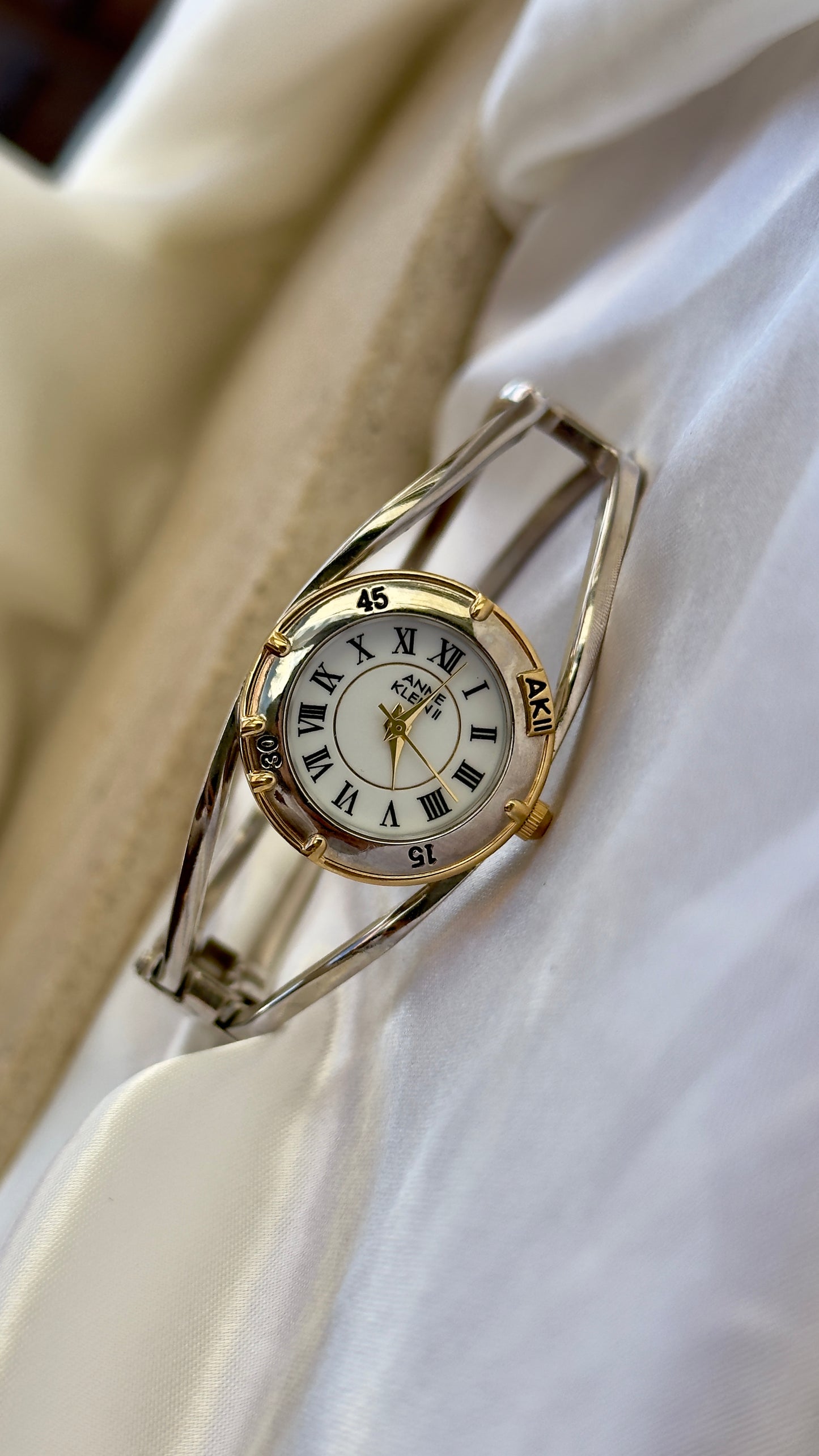 Vintage Anne Klein II 1990s Bangle Watch (Sold separately)