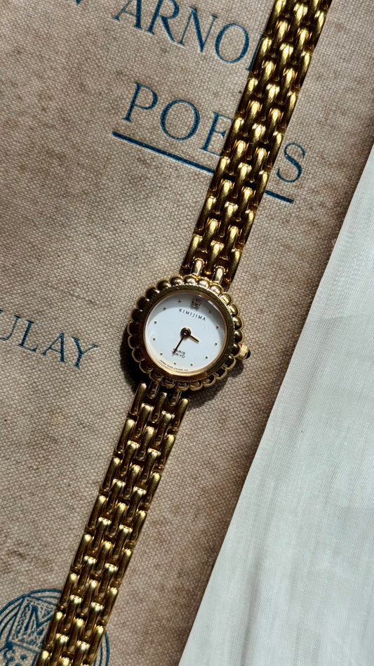 Kimijima Paris Tokyo Vintage Watch 1990s - Gold Plated