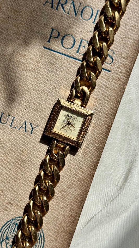 Michiko Koshino London Vintage Watch 1980s - Gold Plated
