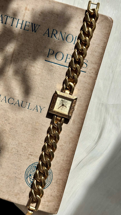 Michiko Koshino London Vintage Watch 1980s - Gold Plated