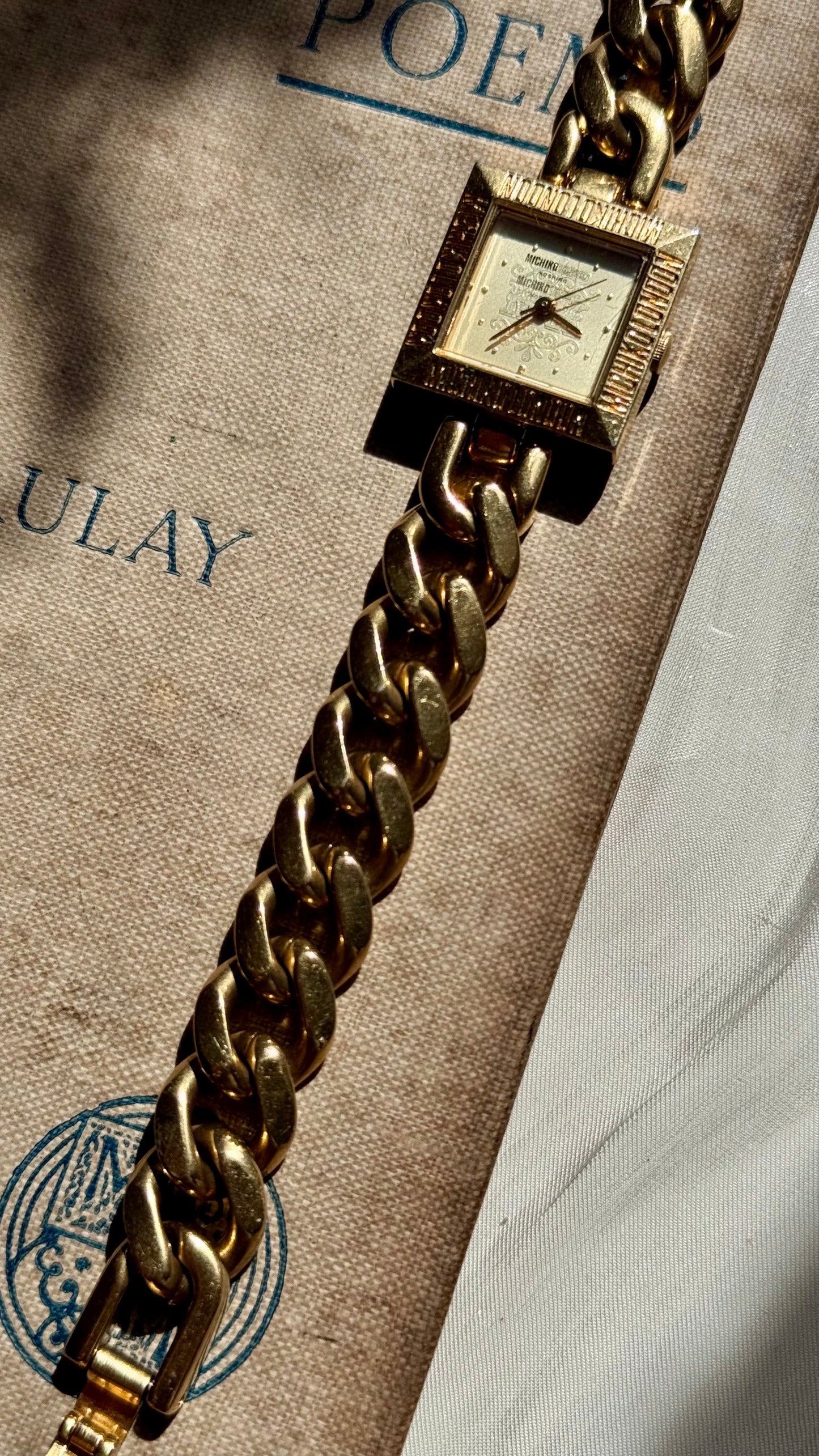 Michiko Koshino London Vintage Watch 1980s - Gold Plated