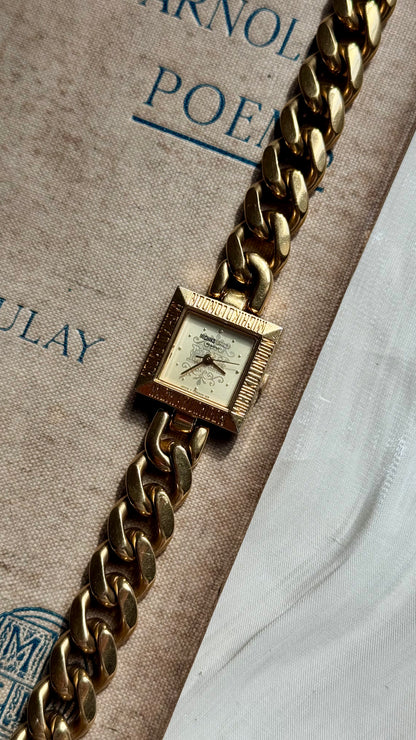 Michiko Koshino London Vintage Watch 1980s - Gold Plated