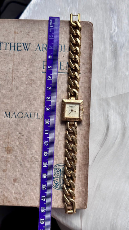 Michiko Koshino London Vintage Watch 1980s - Gold Plated