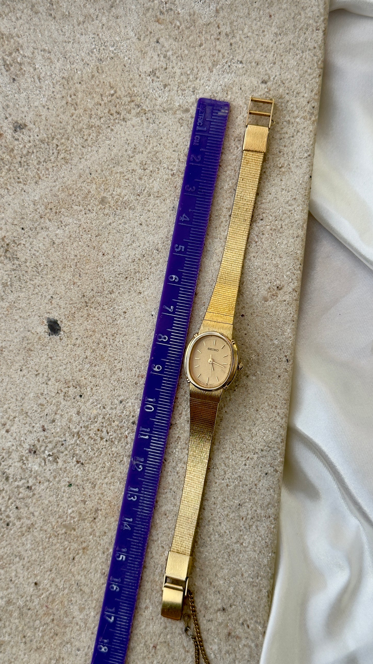 Super Rare Find Vintage Seiko Watch 1988 - 18k Gold Plated