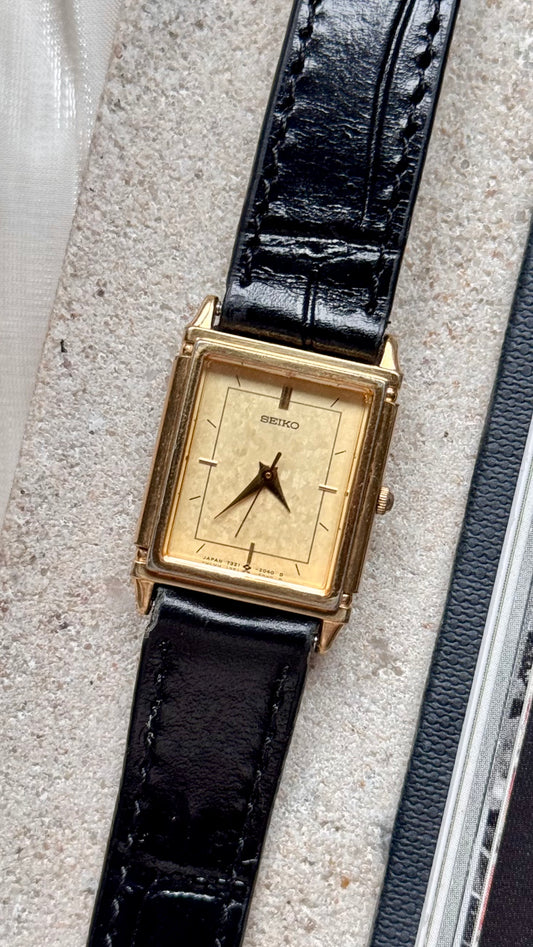 Seiko ladies' vintage tank watch