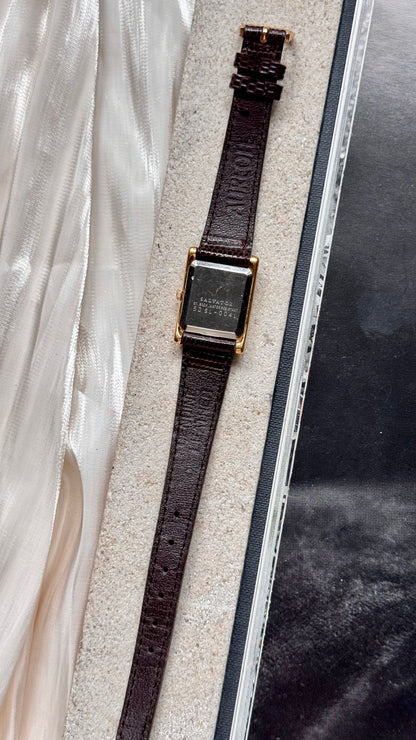 Salvator ladies' vintage tank watch