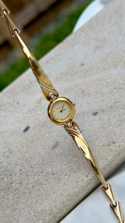 Dana ORIENT Vintage Watch 1990s - Diamonds and Rubies