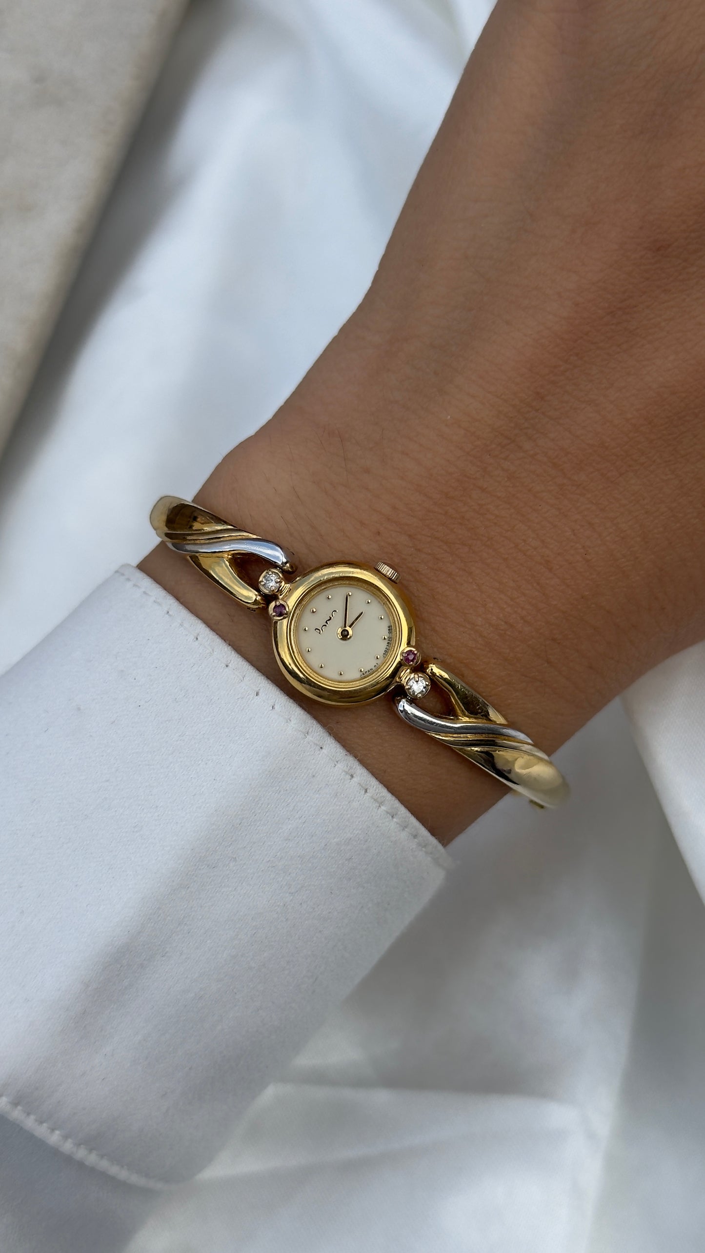 Dana ORIENT Vintage Watch 1990s - Diamonds and Rubies