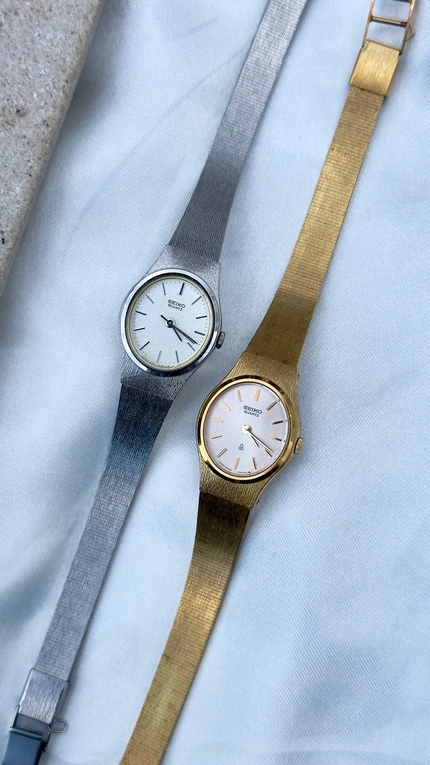 Seiko Vintage Watches Oval Dial