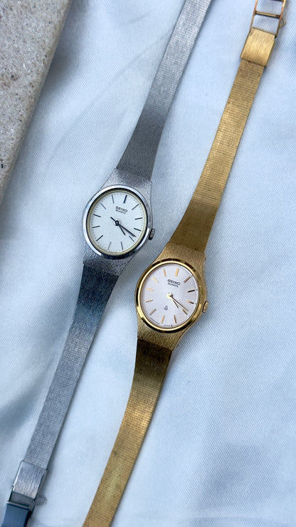 Seiko Vintage Watches Oval Dial