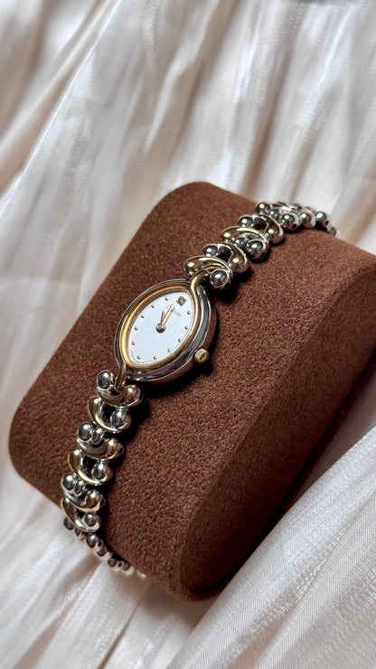 1980s Vintage Ricoh Château Watch - Gold and Palladium Plated - Near Mint Condition