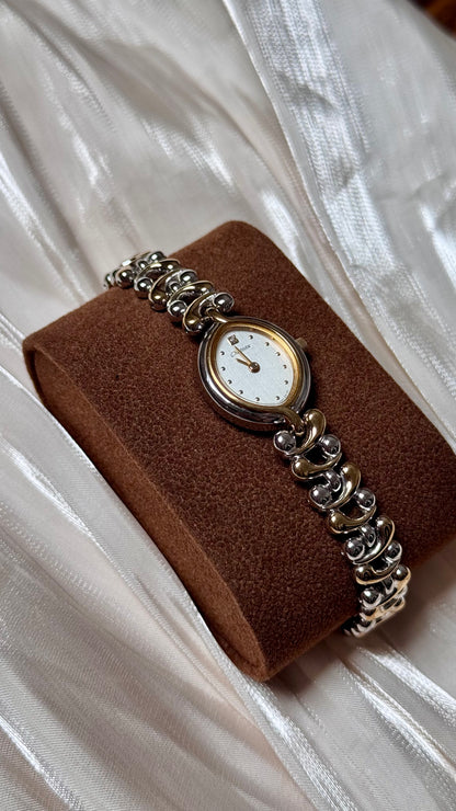 1980s Vintage Ricoh Château Watch - Gold and Palladium Plated - Near Mint Condition