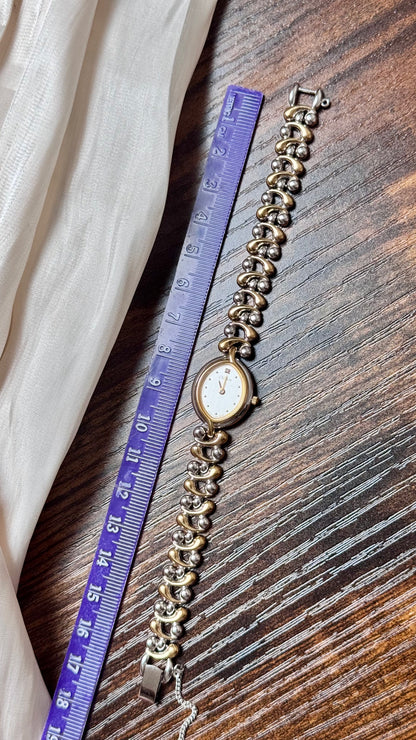 1980s Vintage Ricoh Château Watch - Gold and Palladium Plated - Near Mint Condition
