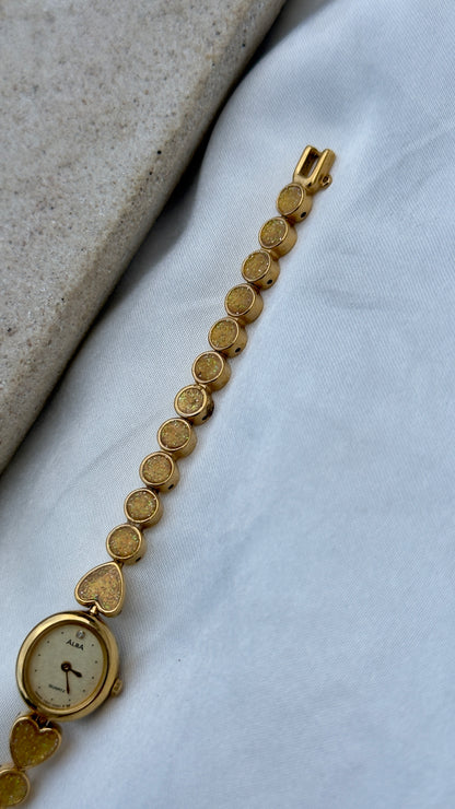 1999 Vintage Seiko Alba Watch - Heart bracelet