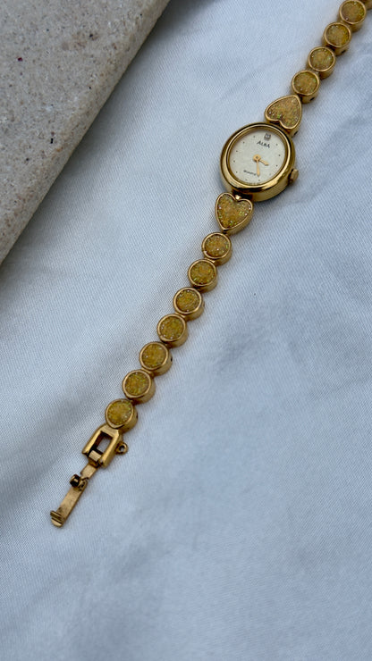 1999 Vintage Seiko Alba Watch - Heart bracelet