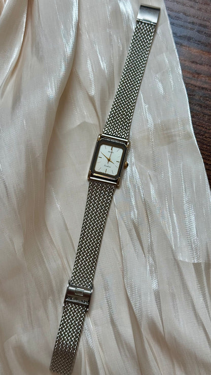 1996 Vintage Seiko Exceline Tank Watch