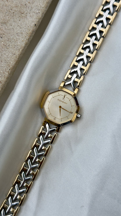 Classic Yves Saint Laurent vintage watch (YSL) 1990 - near mint