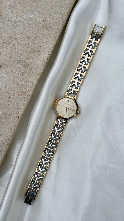 Classic Yves Saint Laurent vintage watch (YSL) 1990 - near mint