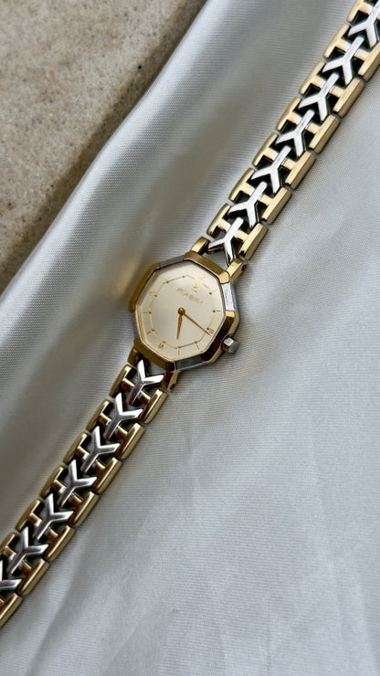 Classic Yves Saint Laurent vintage watch (YSL) 1990 - near mint