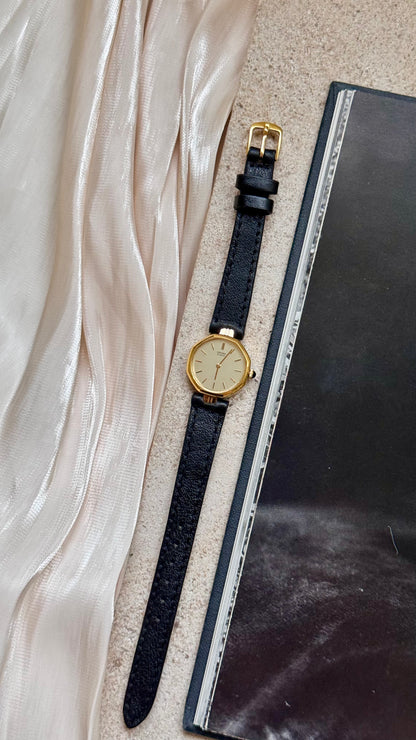 Seiko vintage watch - 18ct gold plated