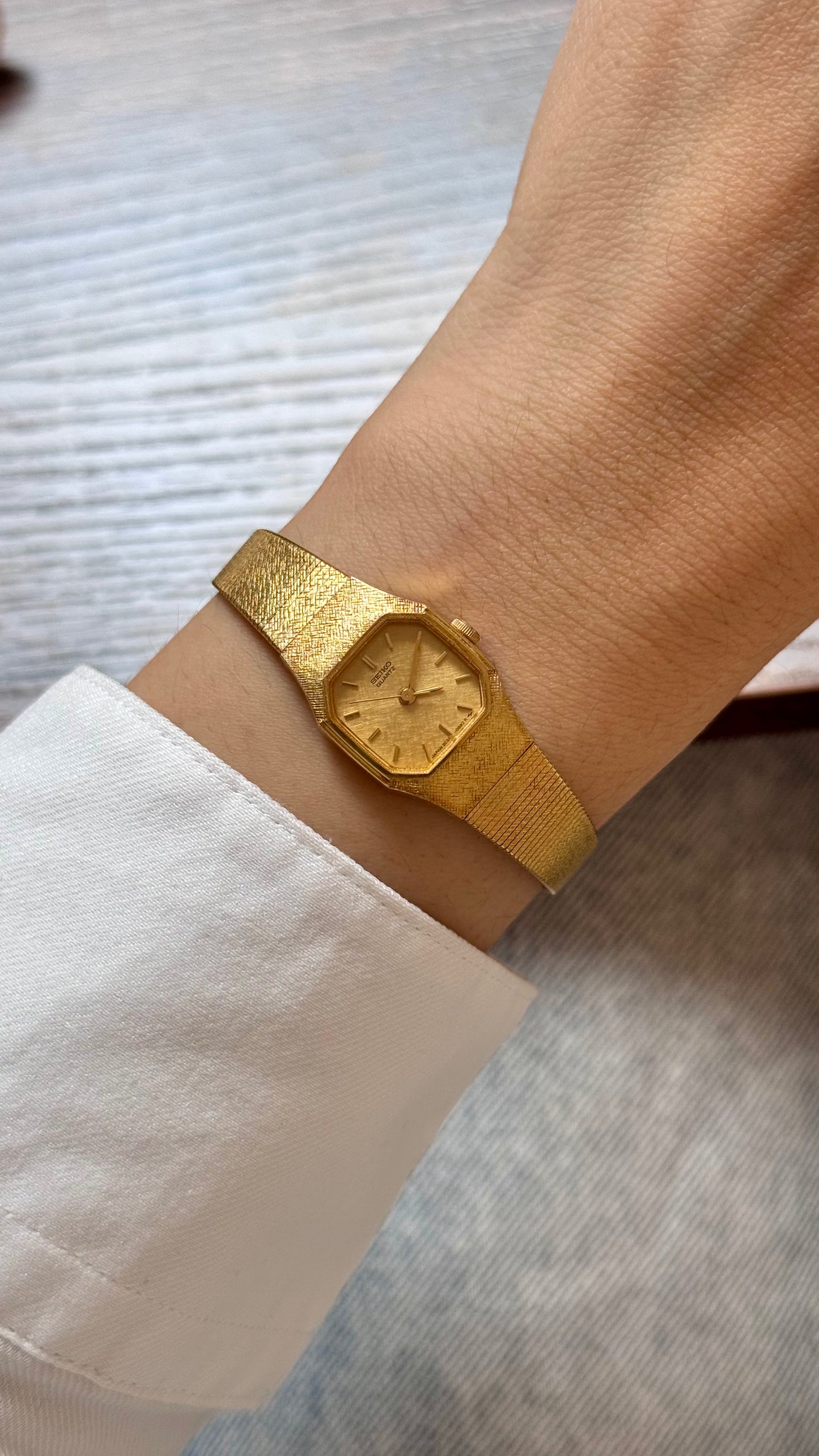 Super Rare Find Vintage Seiko Watch 1995 - Gold Plated