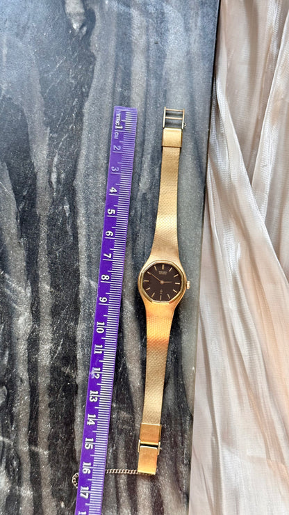 Super Rare Find Vintage Seiko Watch 1976 - Gold Plated