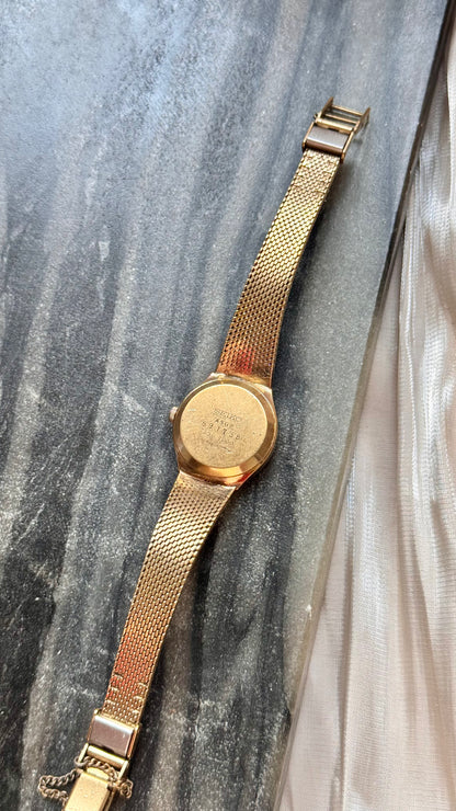 Super Rare Find Vintage Seiko Watch 1976 - Gold Plated