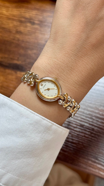 1980s Vintage Ricoh Château Watch - Gold and Palladium Plated - Near Mint Condition
