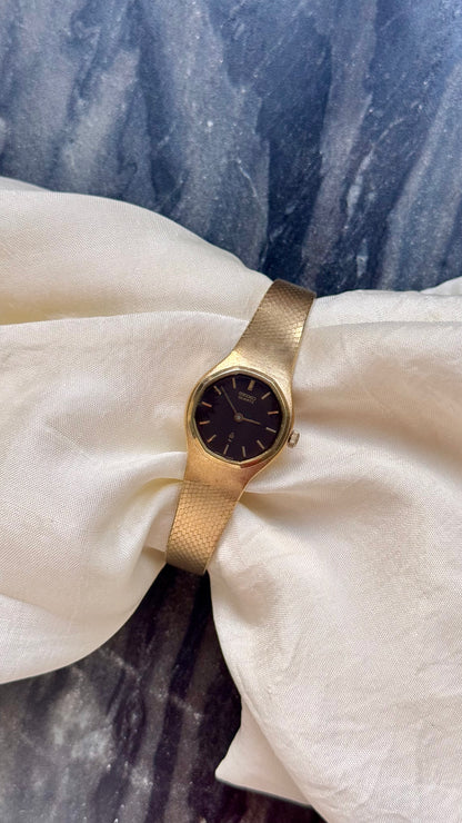 Super Rare Find Vintage Seiko Watch 1976 - Gold Plated