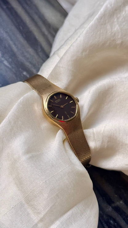 Super Rare Find Vintage Seiko Watch 1976 - Gold Plated