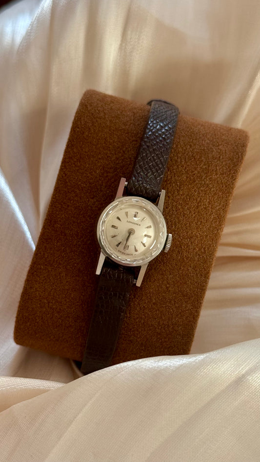 Longines ladies watch - new bespoke strap with original buckle