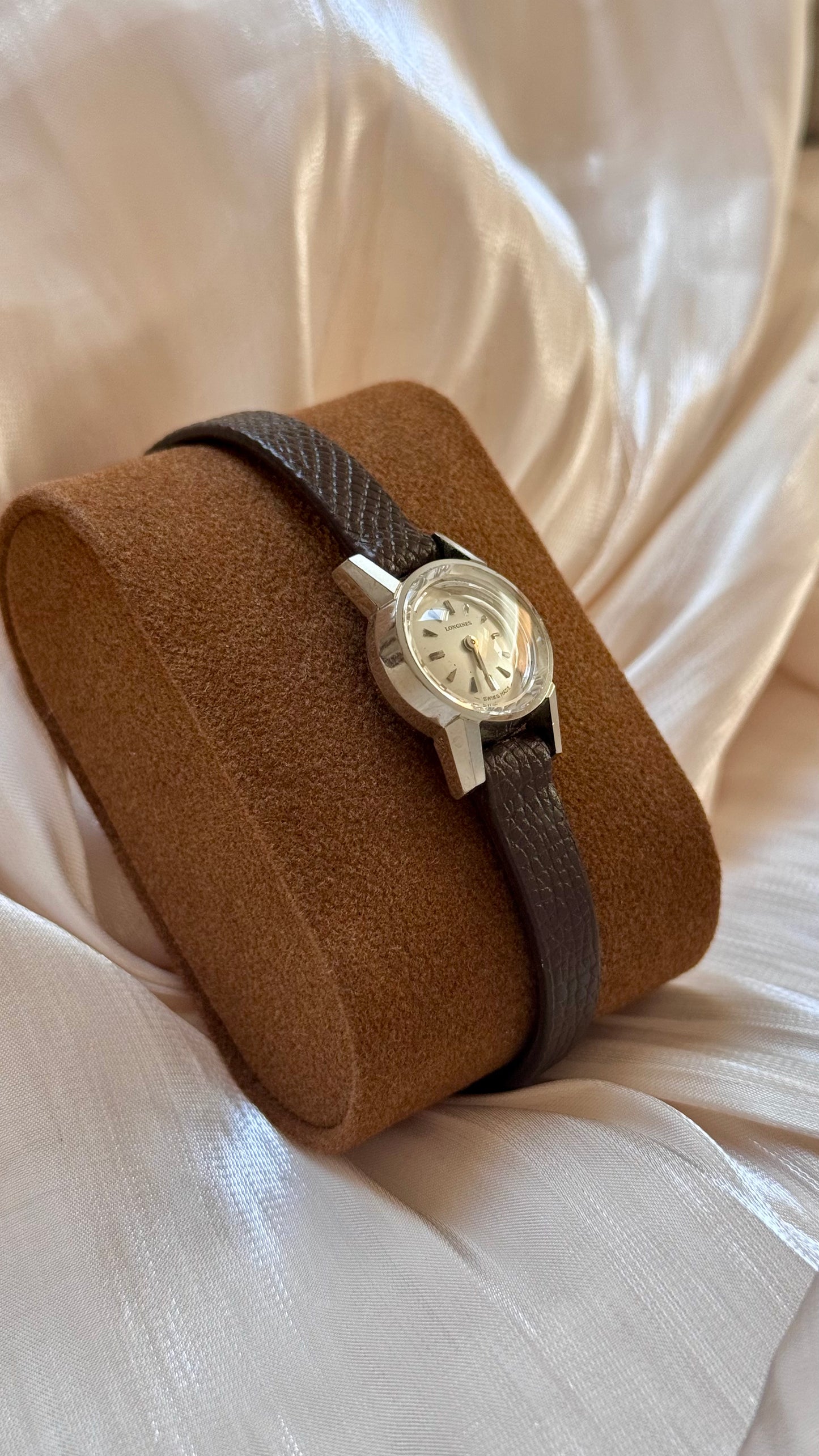 Longines ladies watch - new bespoke strap with original buckle