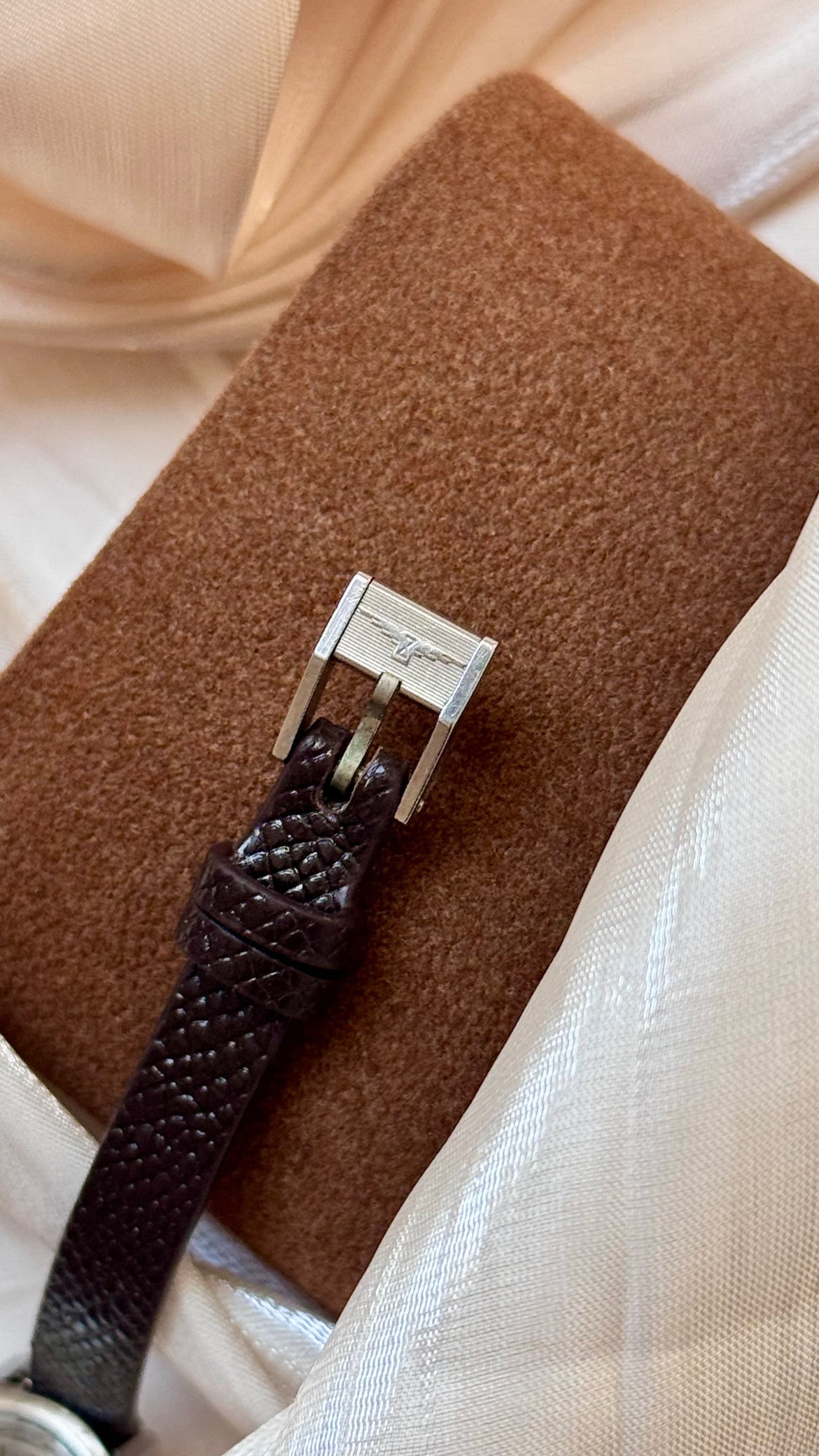 Longines ladies watch - new bespoke strap with original buckle