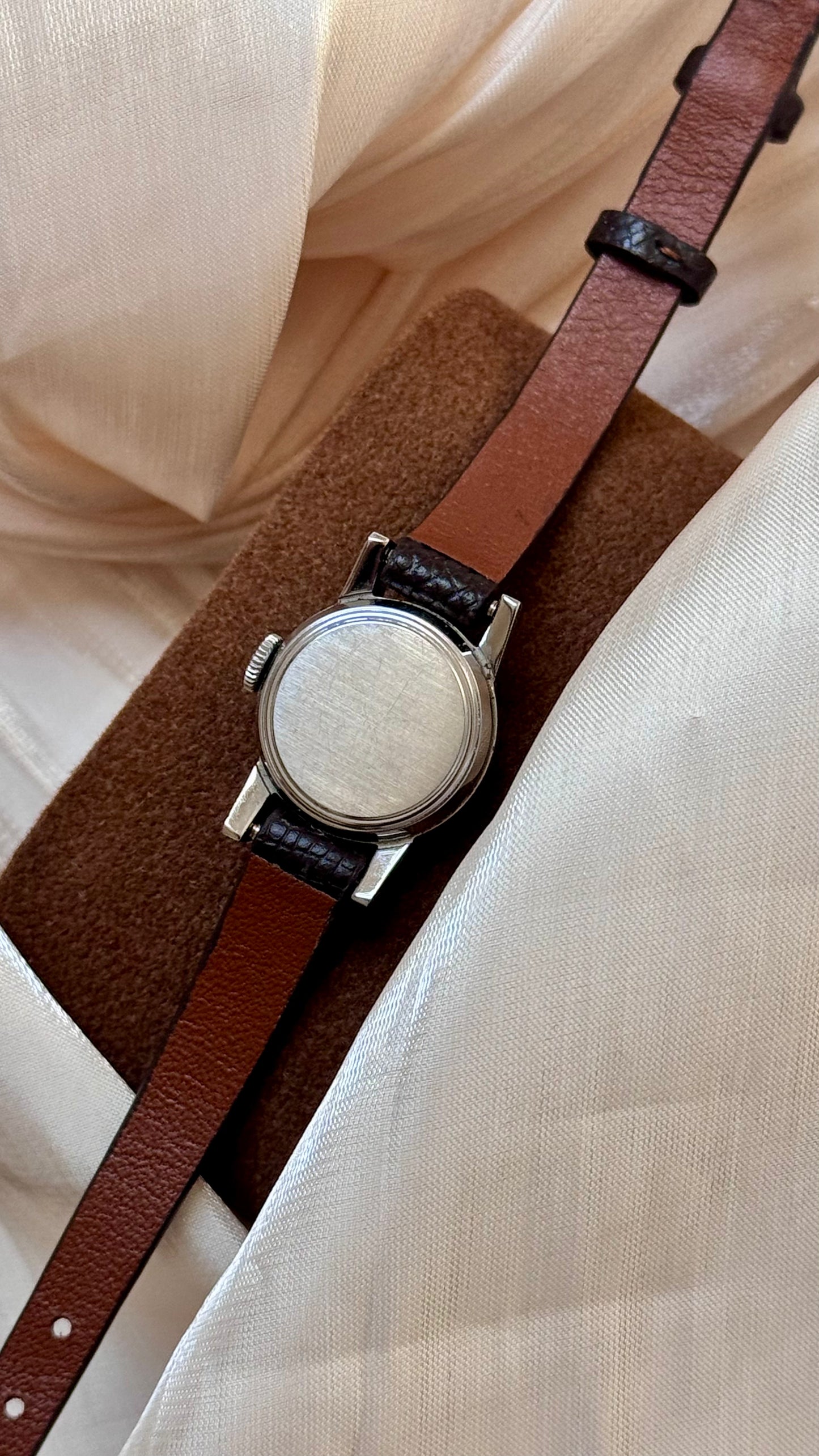 Longines ladies watch - new bespoke strap with original buckle