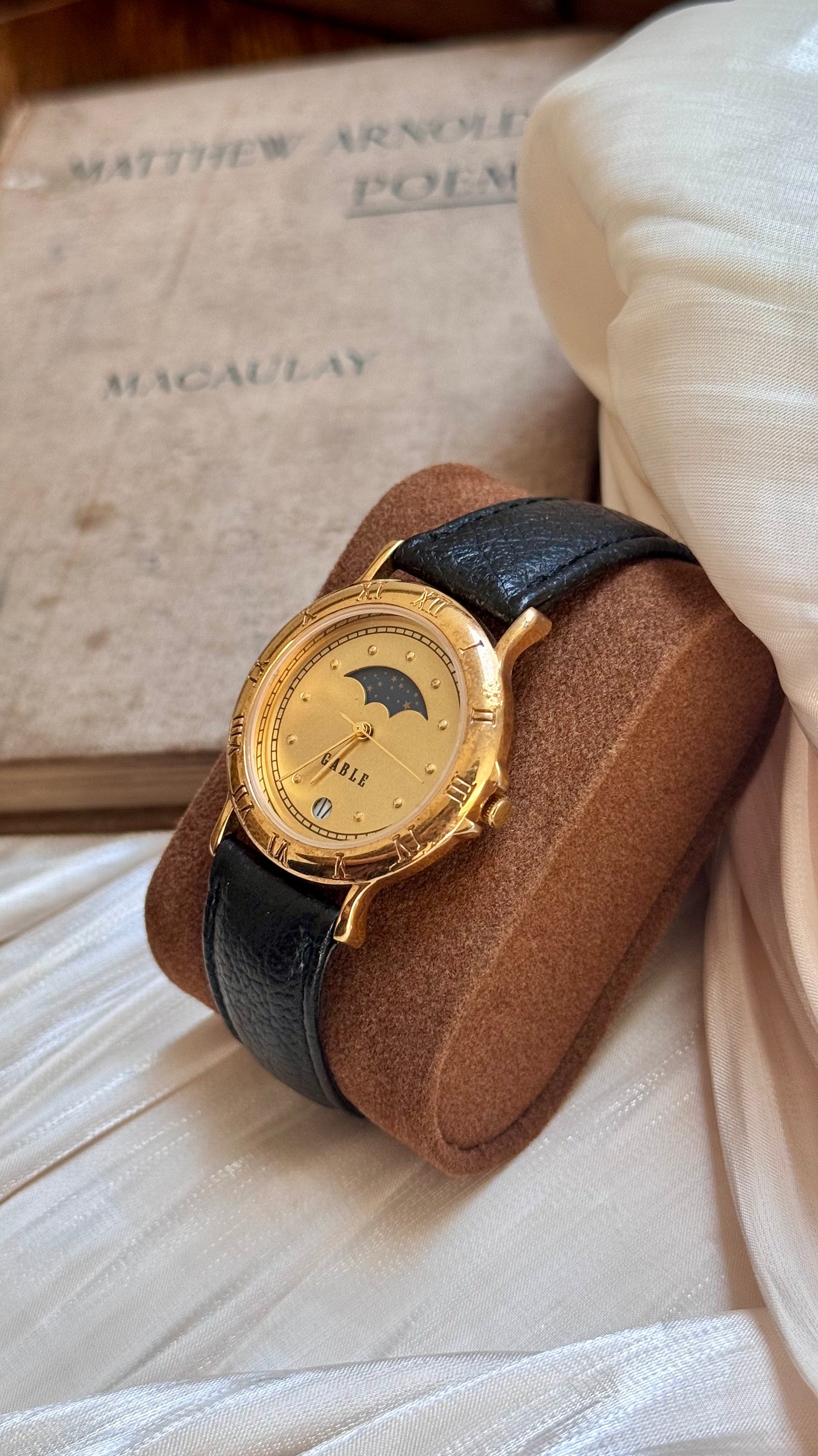 Super Rare Vintage Gable Watch- Moon Calendar