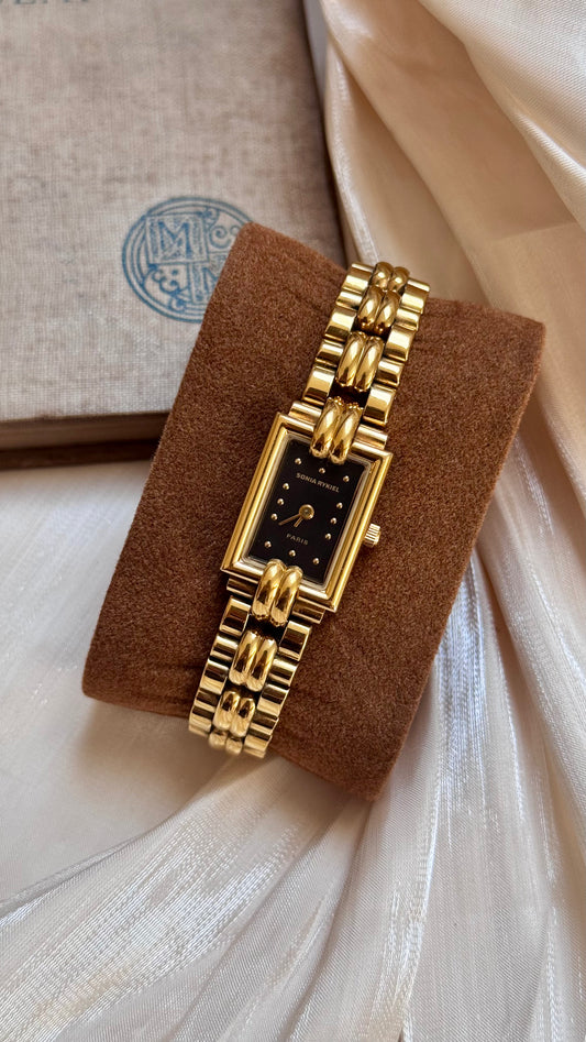 Vintage Sonia Rykiel Paris 1990s - Gold Plated