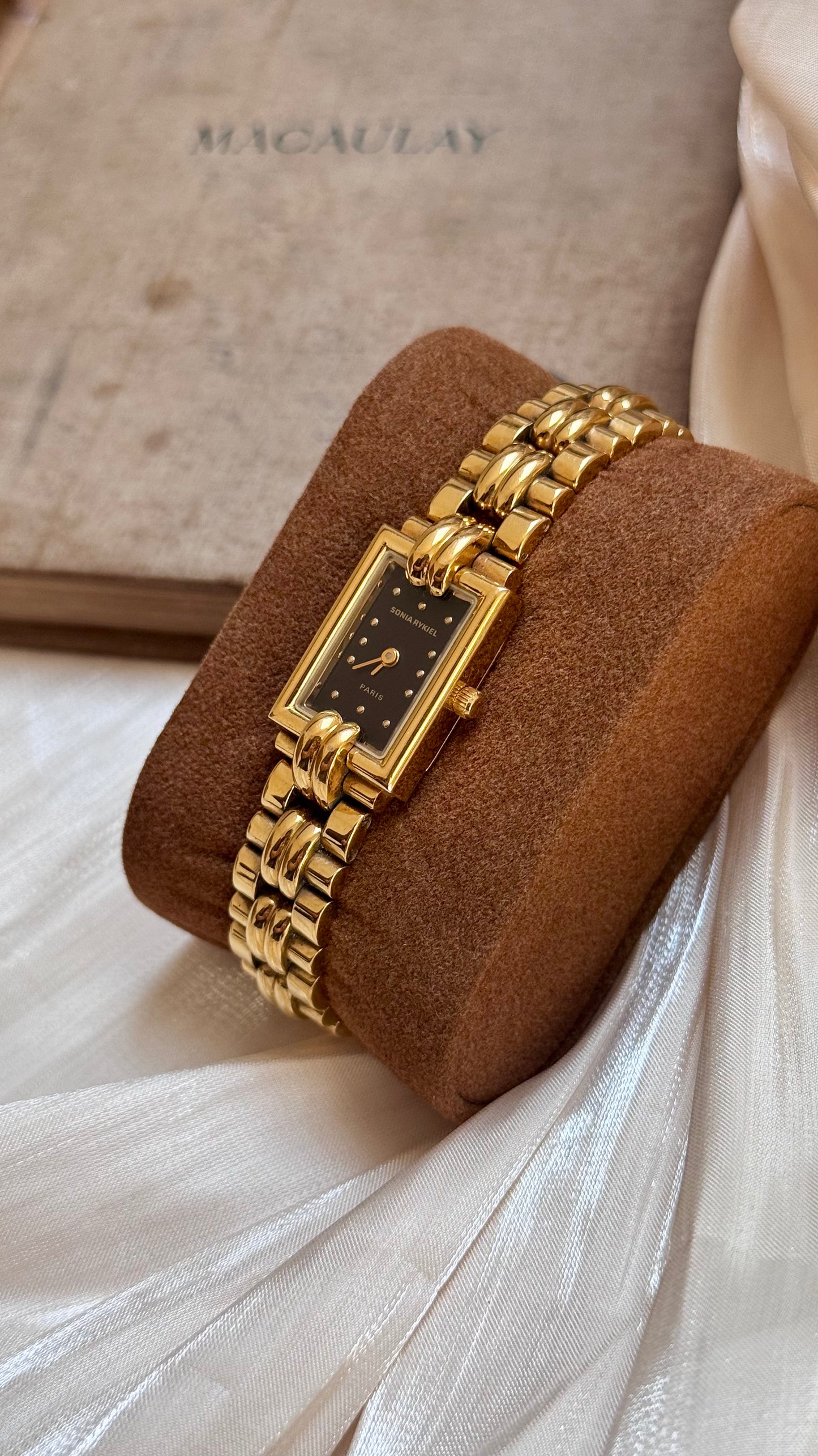 Vintage Sonia Rykiel Paris 1990s - Gold Plated