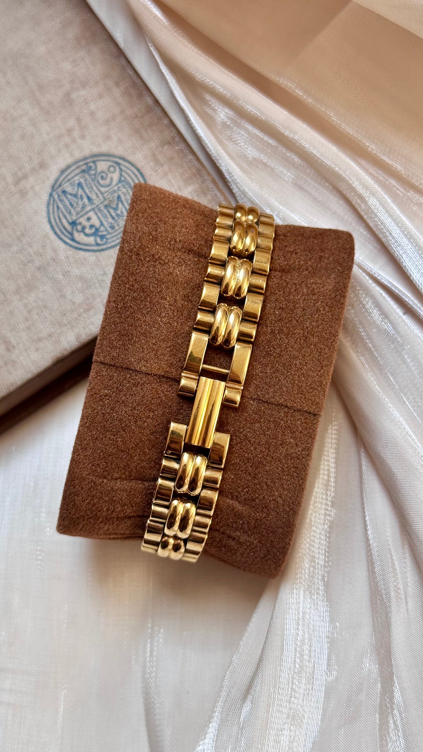Vintage Sonia Rykiel Paris 1990s - Gold Plated