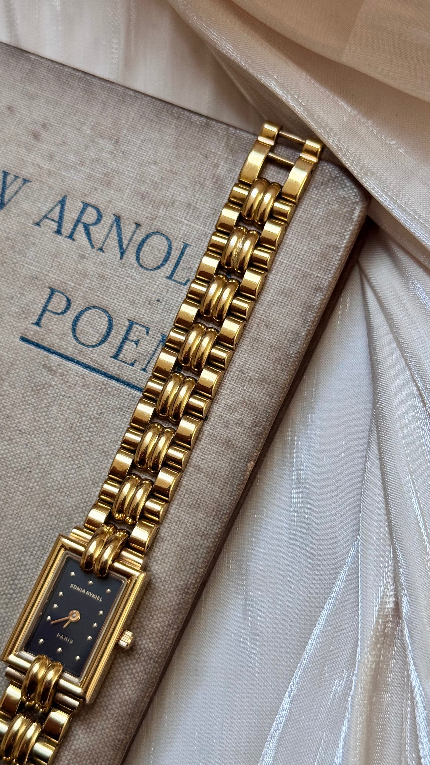 Vintage Sonia Rykiel Paris 1990s - Gold Plated
