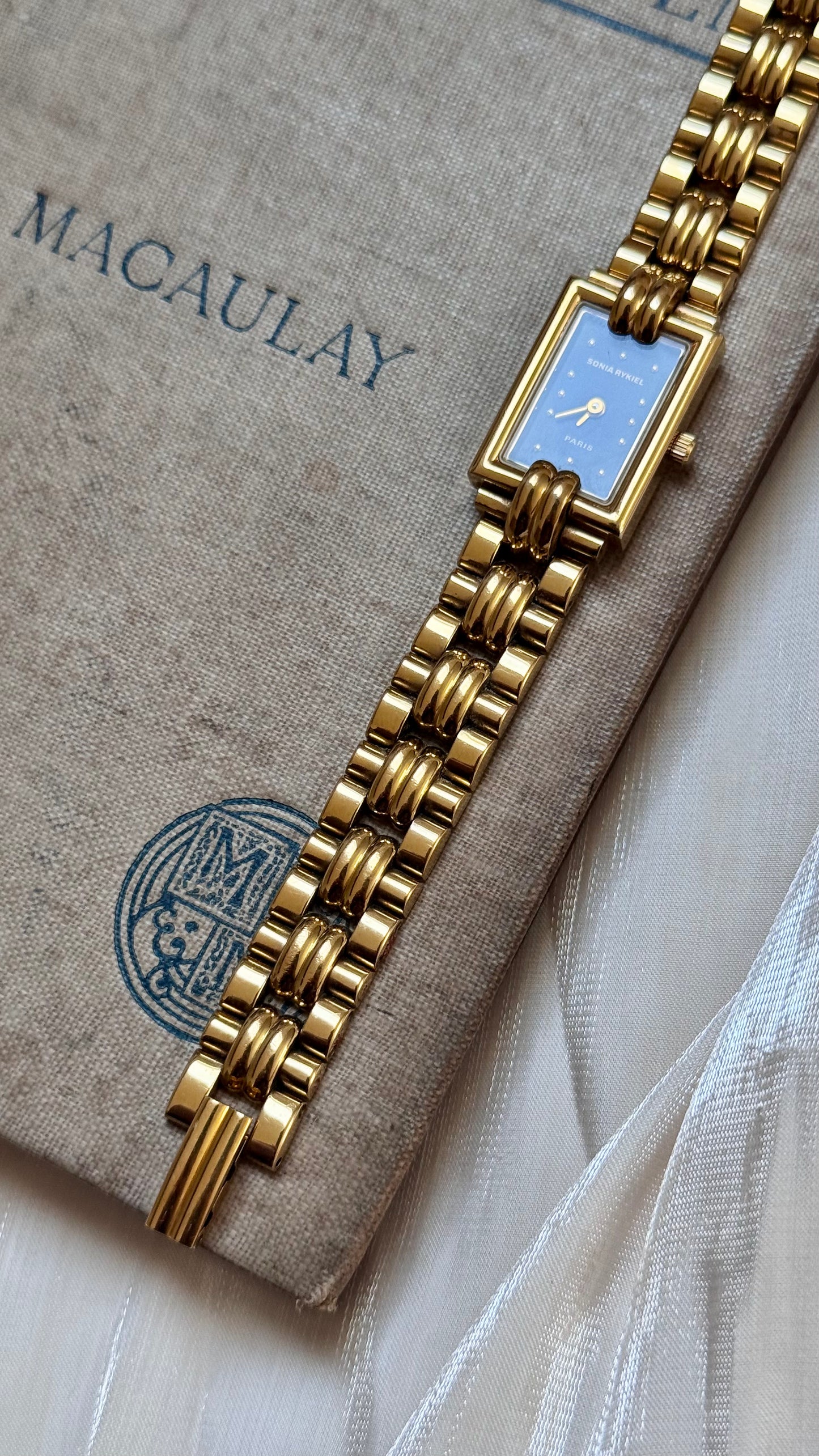 Vintage Sonia Rykiel Paris 1990s - Gold Plated