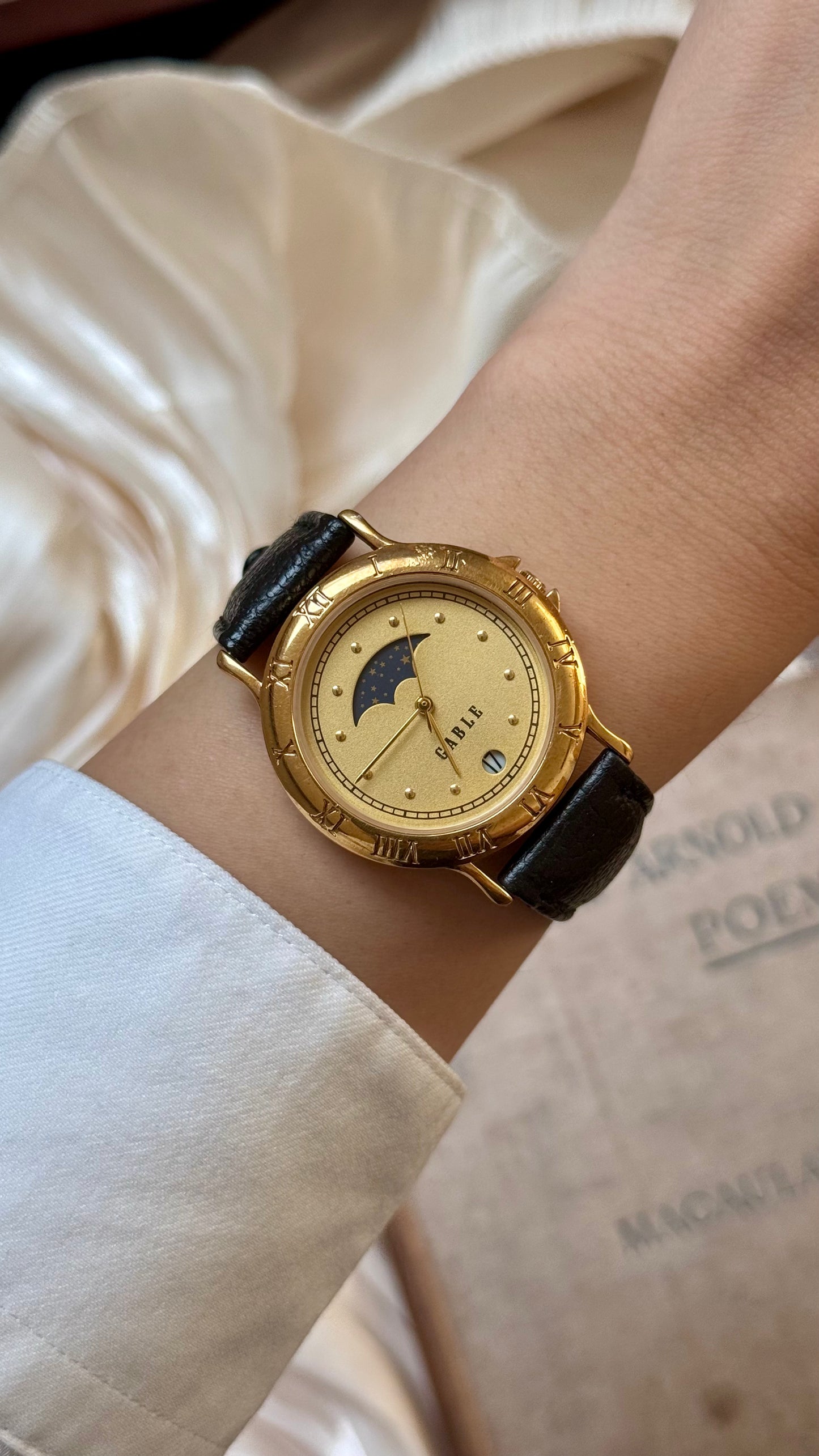 Super Rare Vintage Gable Watch- Moon Calendar