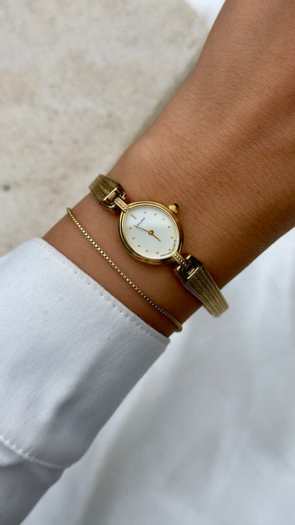 1998 Citizen Sylph Vintage Watch - 18ct Gold Plated, Marquise Dial, Near Mint