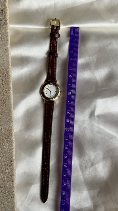 Yves Saint Laurent vintage watch (YSL) 1990 - Bespoke genuine leathe
