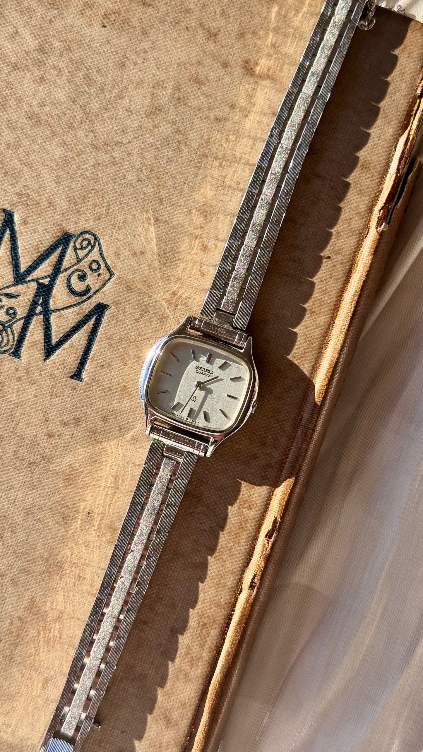 1989 Vintage Seiko Watch - Palladium Plated
