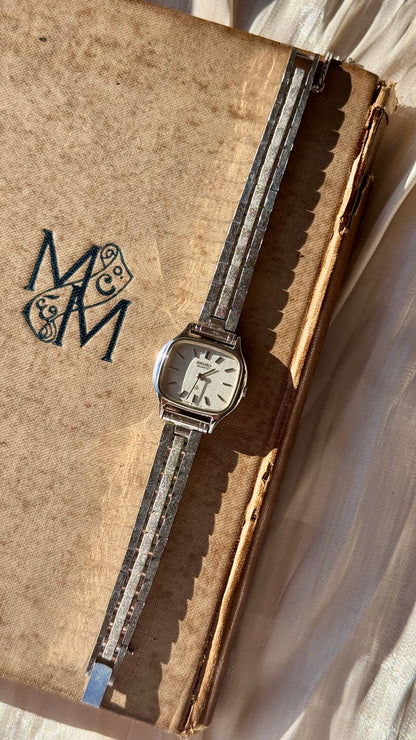 1989 Vintage Seiko Watch - Palladium Plated