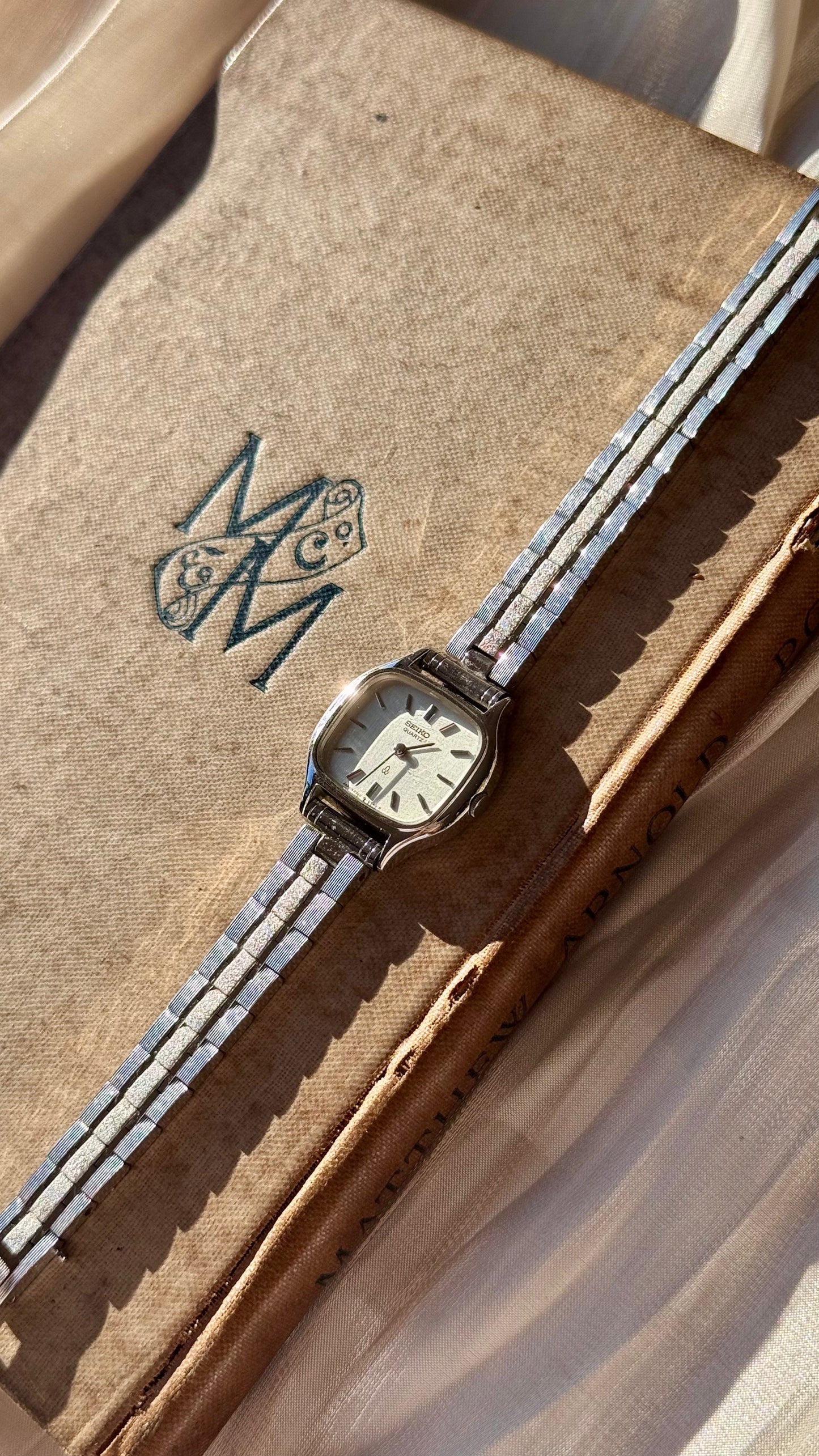 1989 Vintage Seiko Watch - Palladium Plated