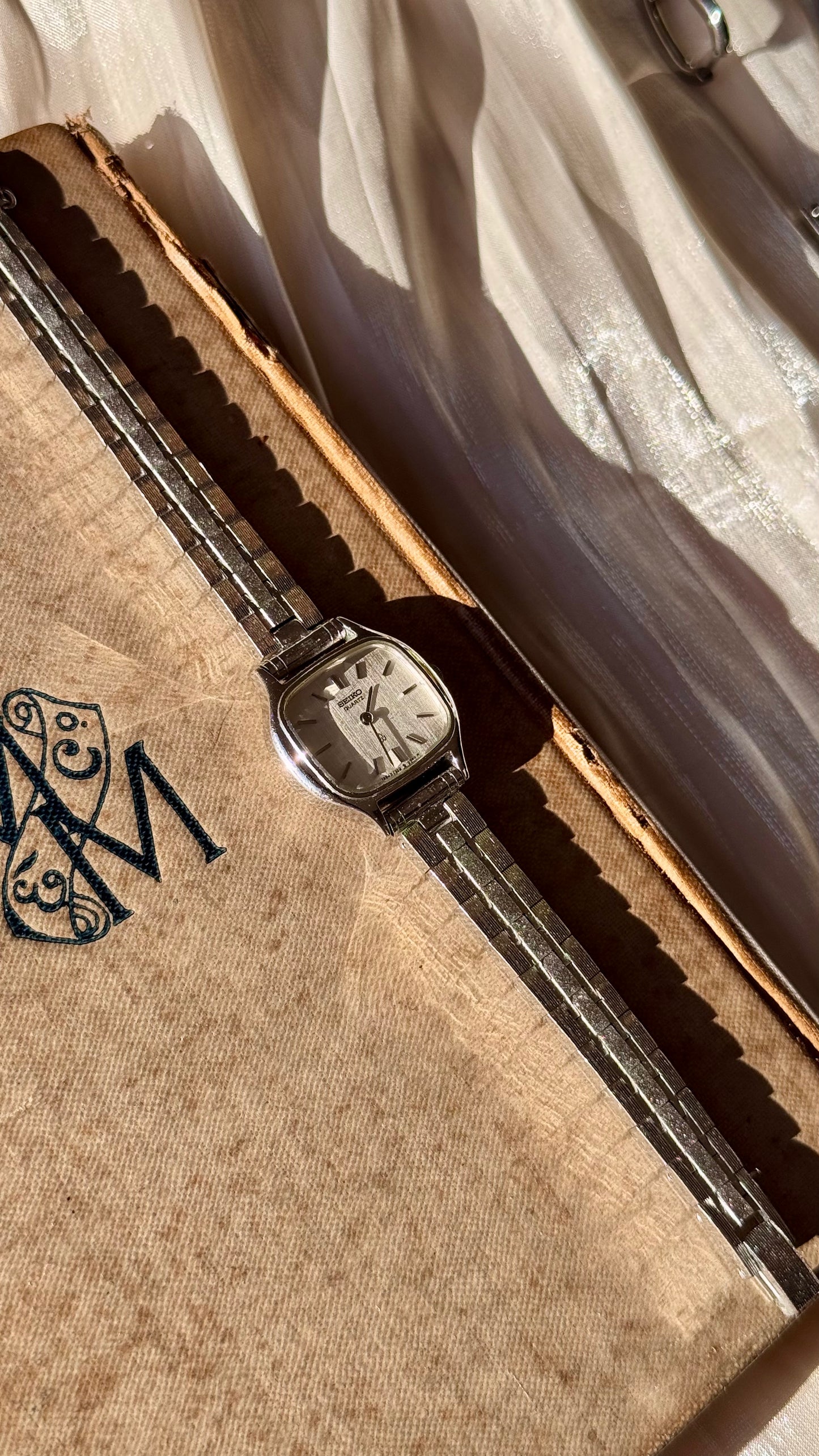 1989 Vintage Seiko Watch - Palladium Plated