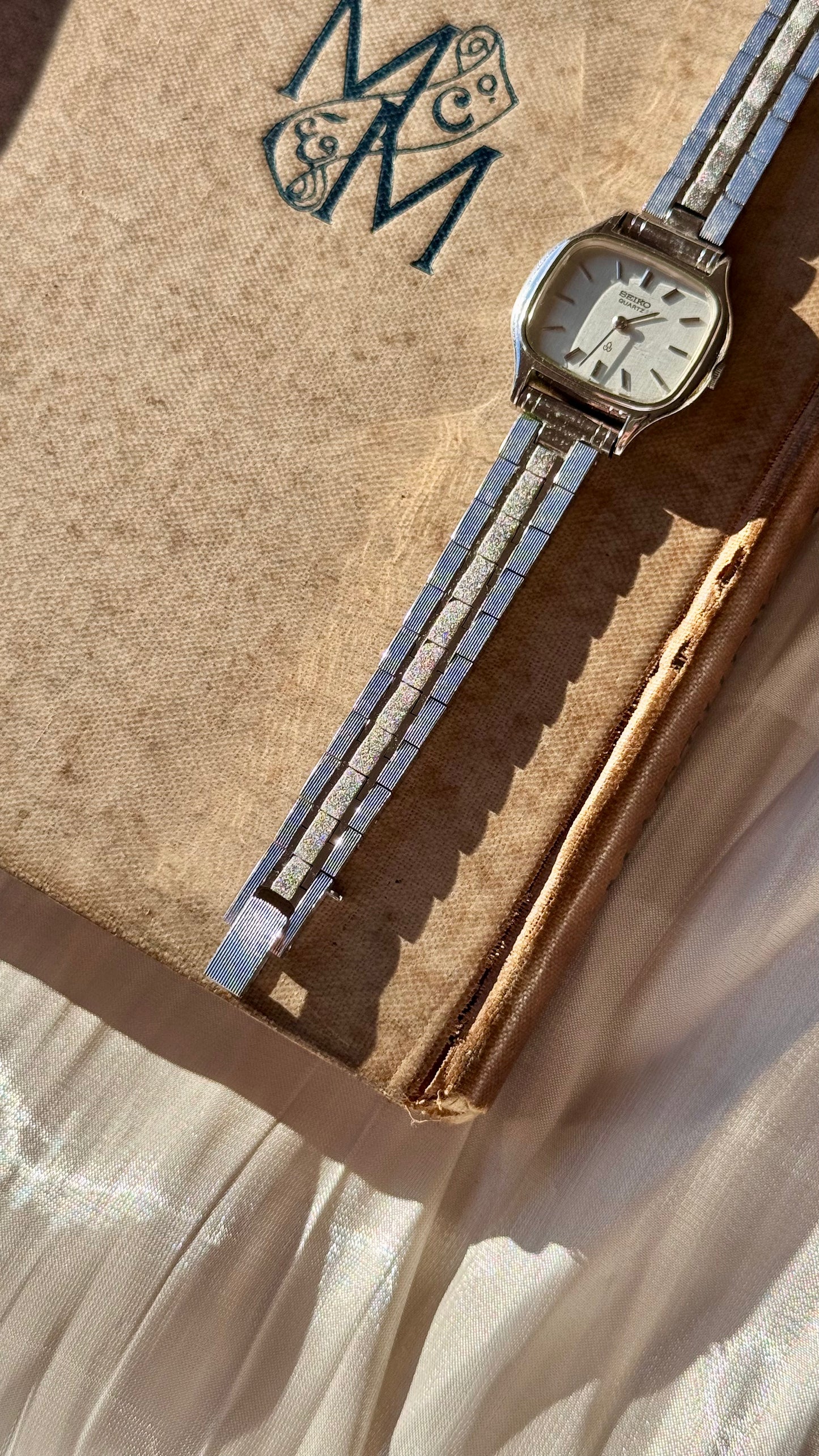 1989 Vintage Seiko Watch - Palladium Plated