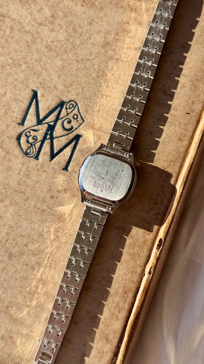 1989 Vintage Seiko Watch - Palladium Plated